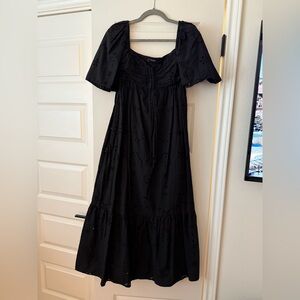 Zara Black Midi Dress